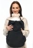 MijaCulture - Maternity fleece warm Baby Universal Windproof Carrier Cover 4023 Black / white